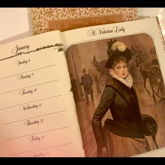 2 Vintage Avon “Victorian Book of Days” Planners - Picture 3 of 10